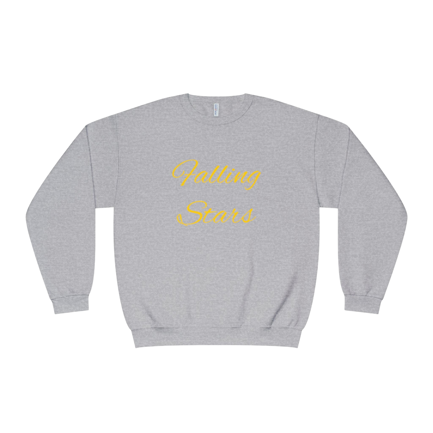 Gray Falling Stars Crewneck