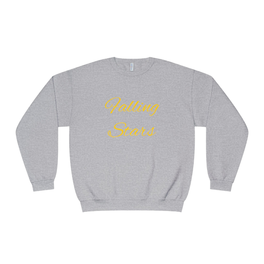 Gray Falling Stars Crewneck