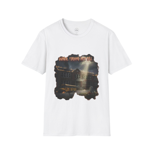 School Turning Into Hell T-Shirt